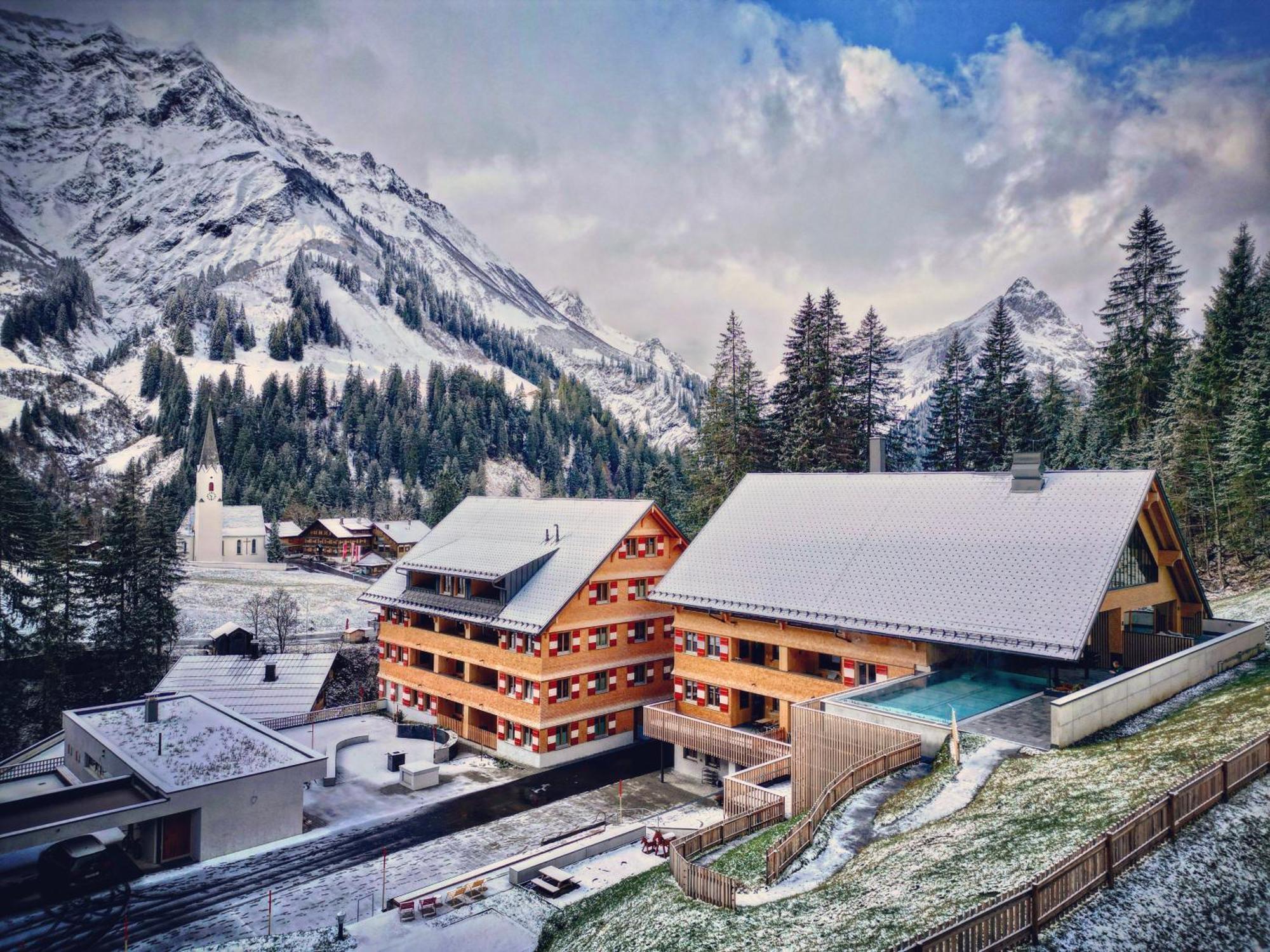 Berghaus Schroecken - Hotel Apartments Spa Exterior foto